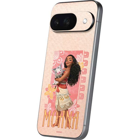 Disney Princess Moana and Pua Google Pixel 9 Skin